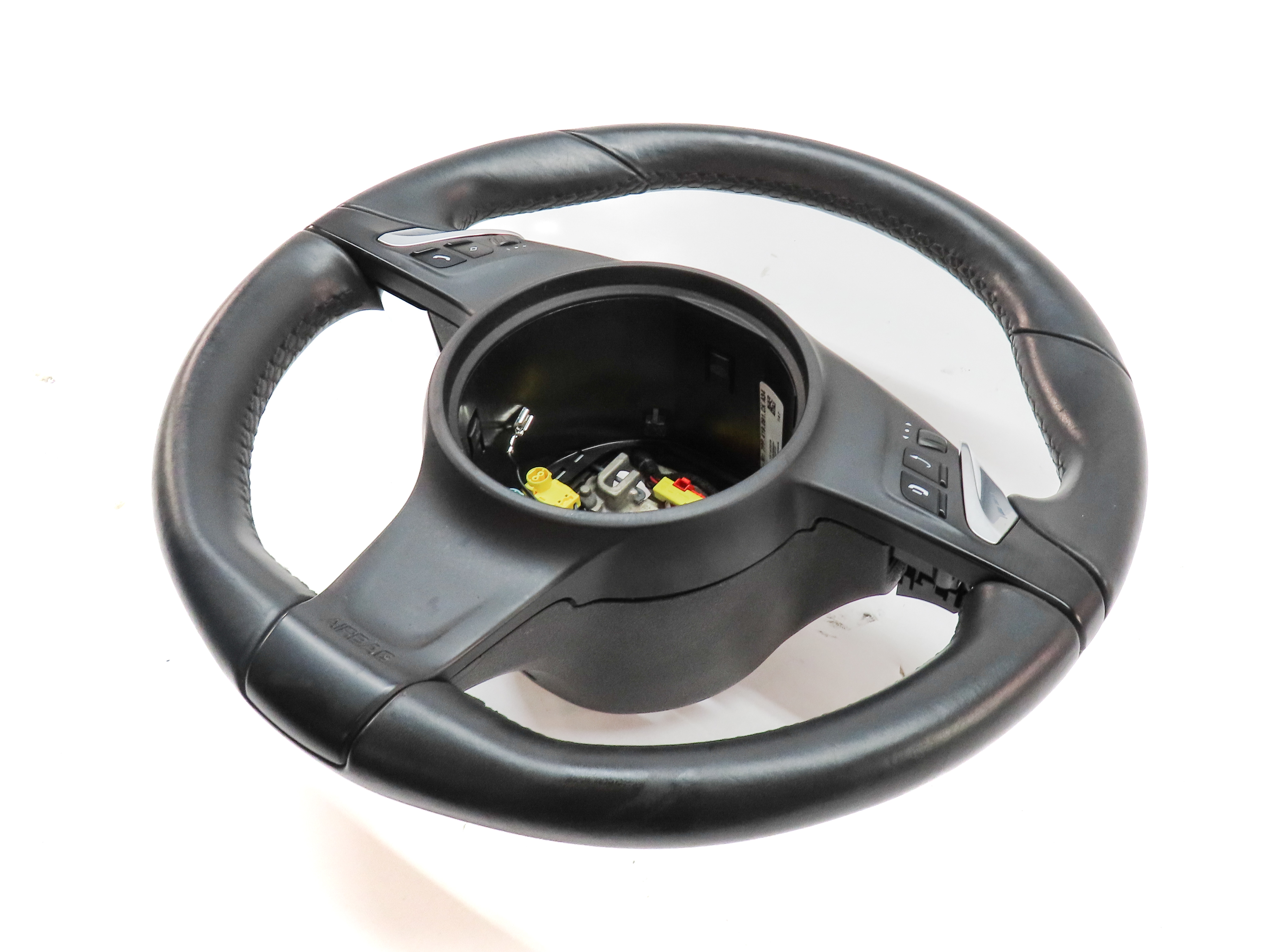 2011-2016 PORSCHE CAYENNE PANAMERA (958 970 G1) HEATED STEERING WHEEL (Black) — exact item pictured